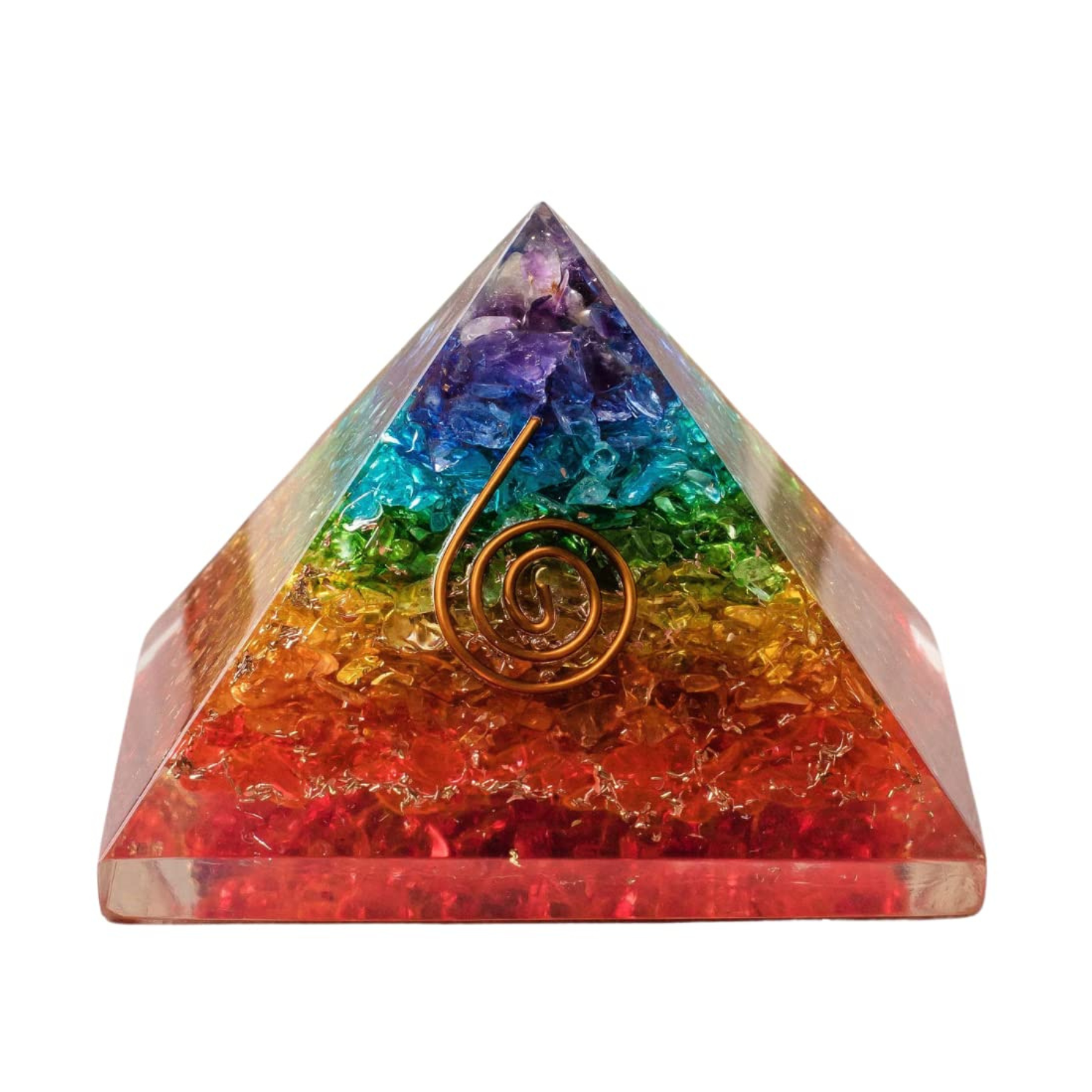 Crystal Orgone Pyramid for Balancing Energies - Protection and Harmony