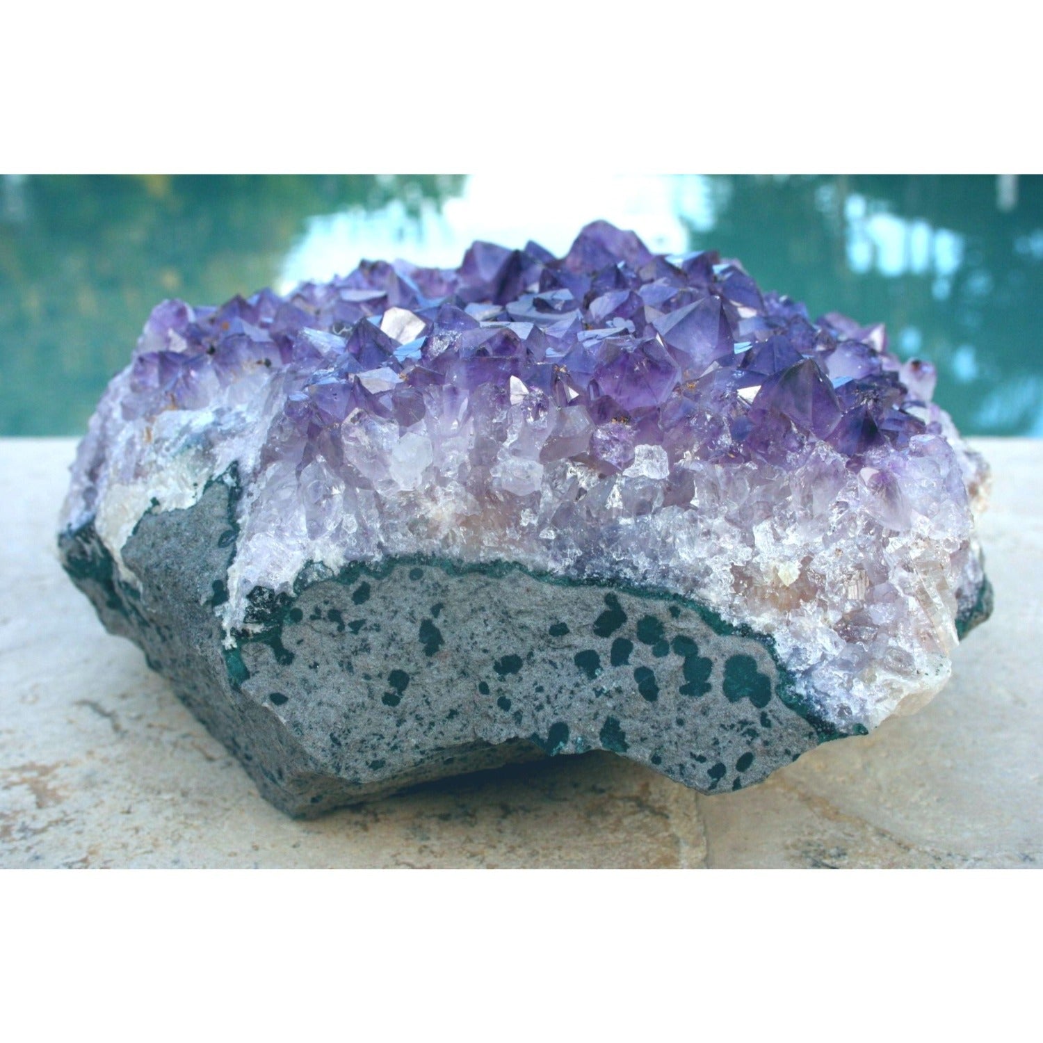 Extra Large Uruguayan Deep Purple Amethyst Cluster
