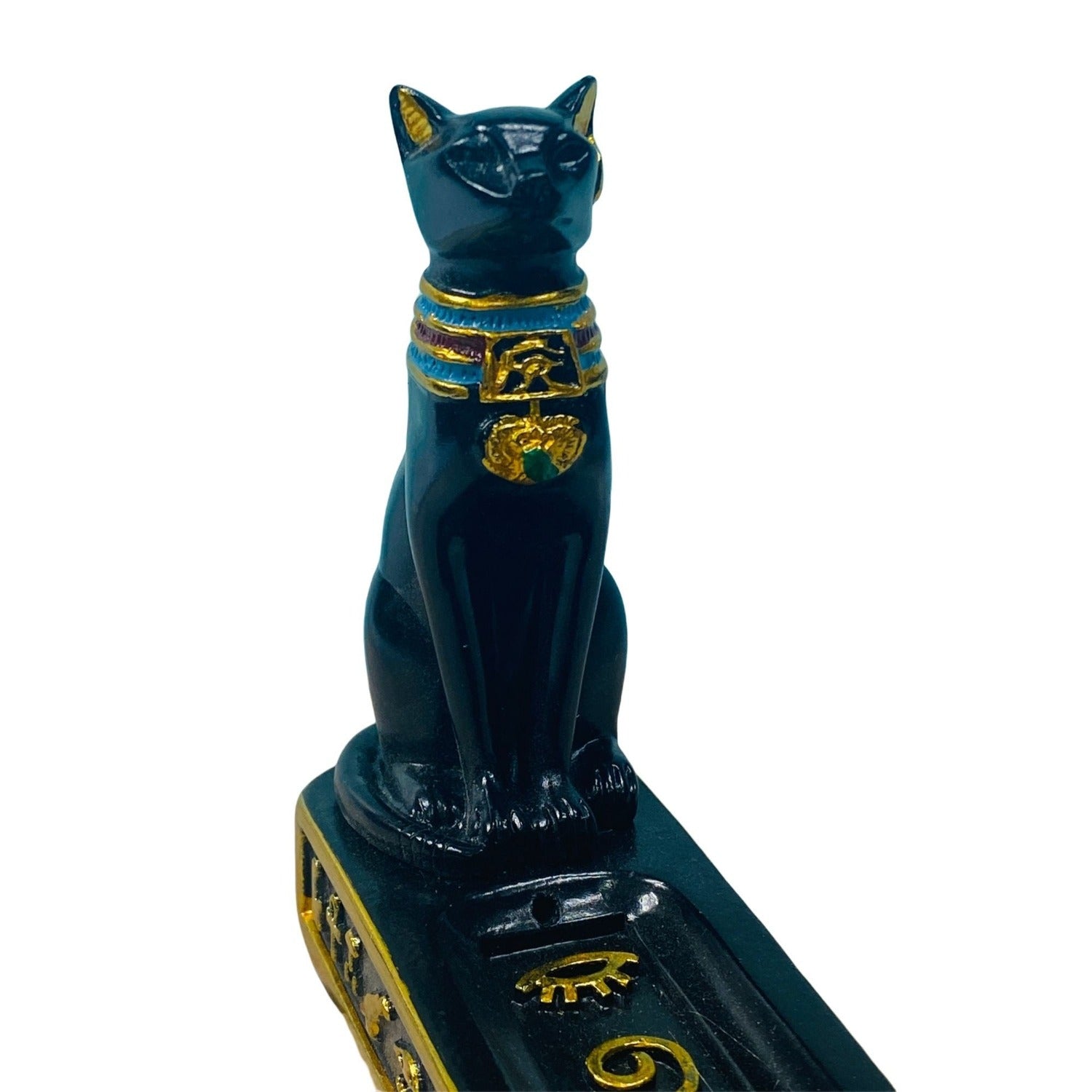 Egyptian Mythology Bastet Cat Incense Burner Holder