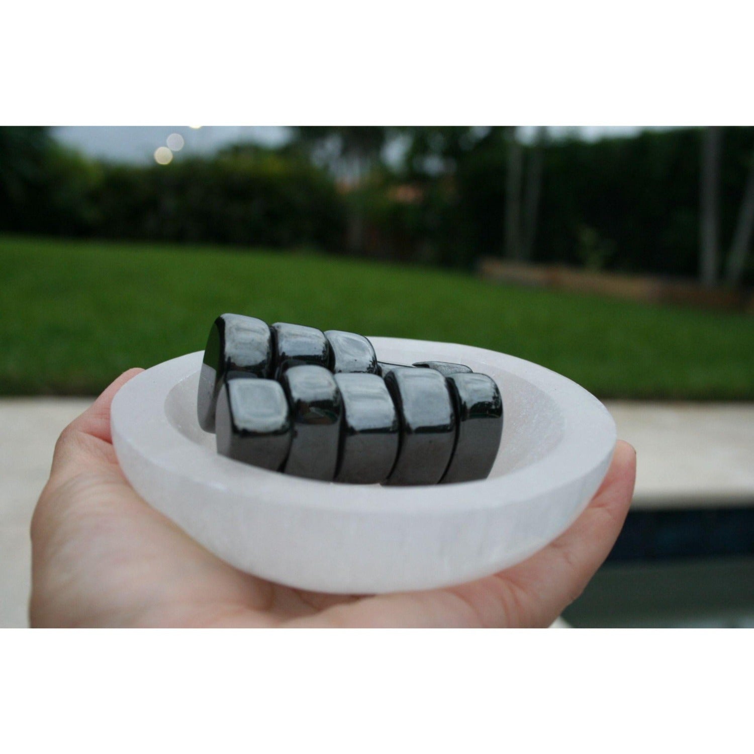 Magnetic Hematite Tumbled Stone