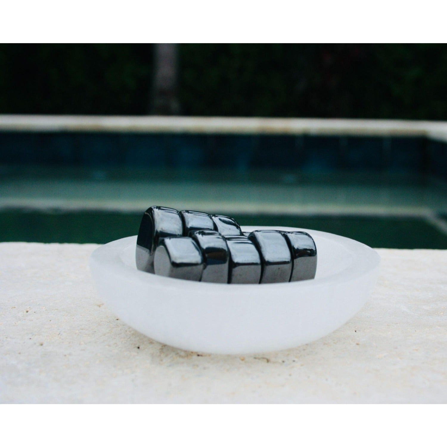 Magnetic Hematite Tumbled Stone