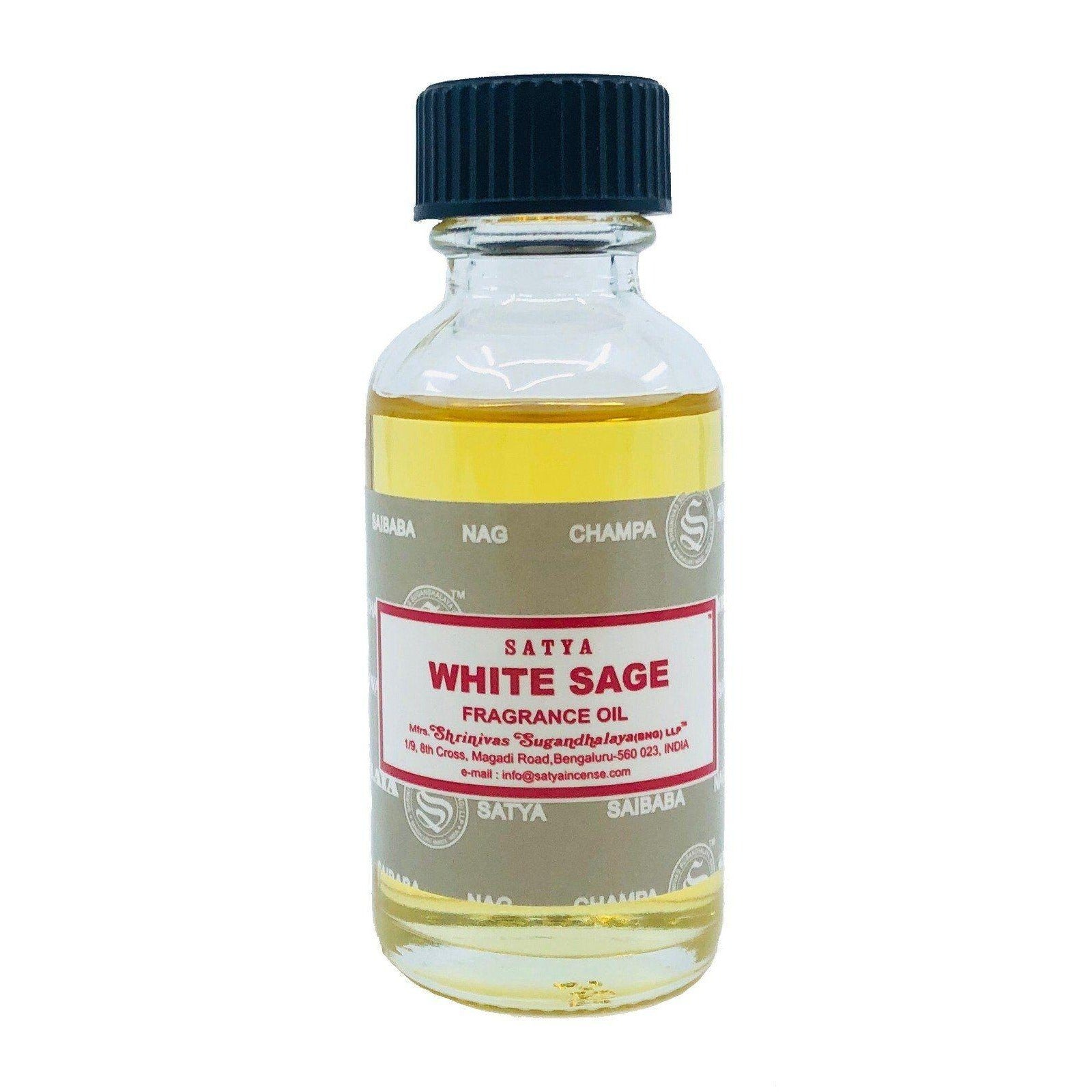 Satya White Sage Fragrance Oil Therapeutic Aromatherapy