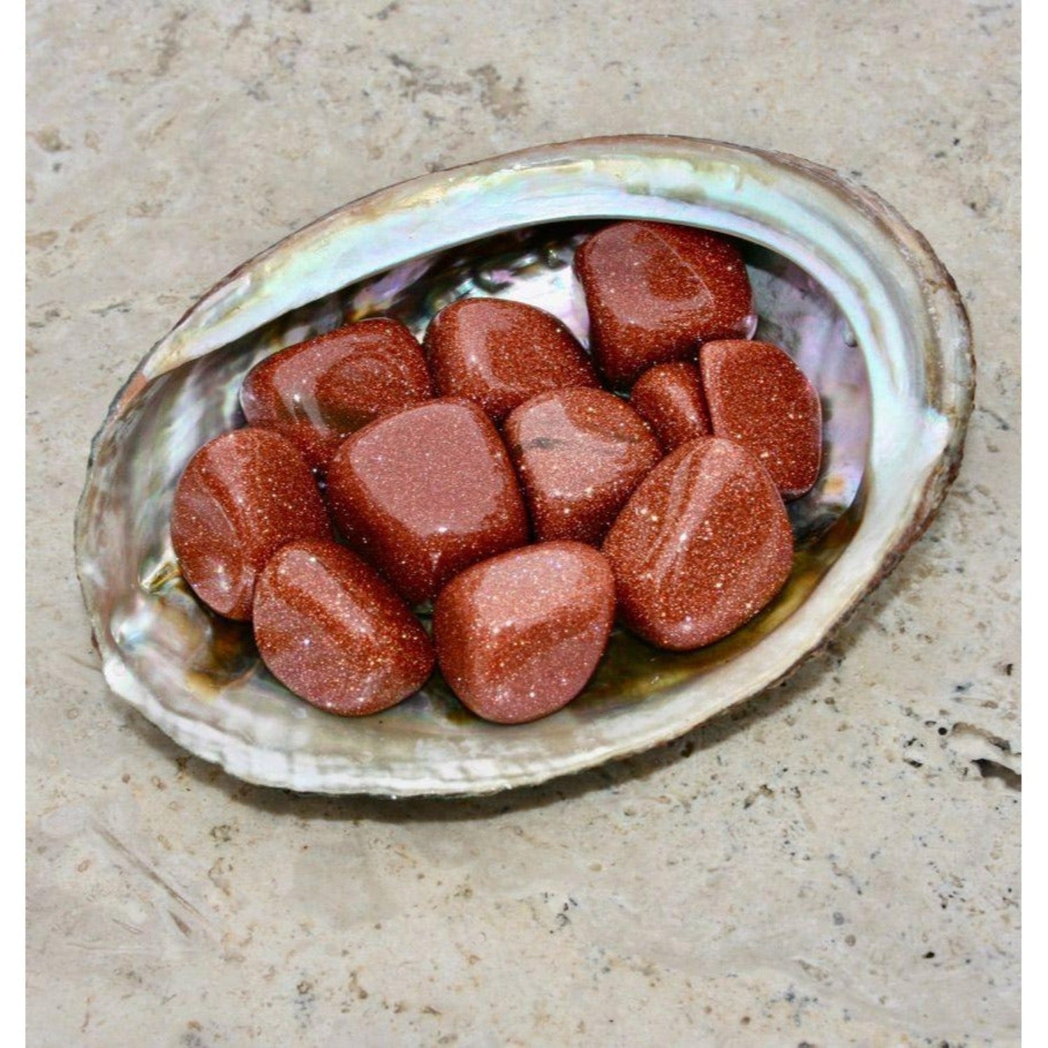 Goldstone Tumbled Stone