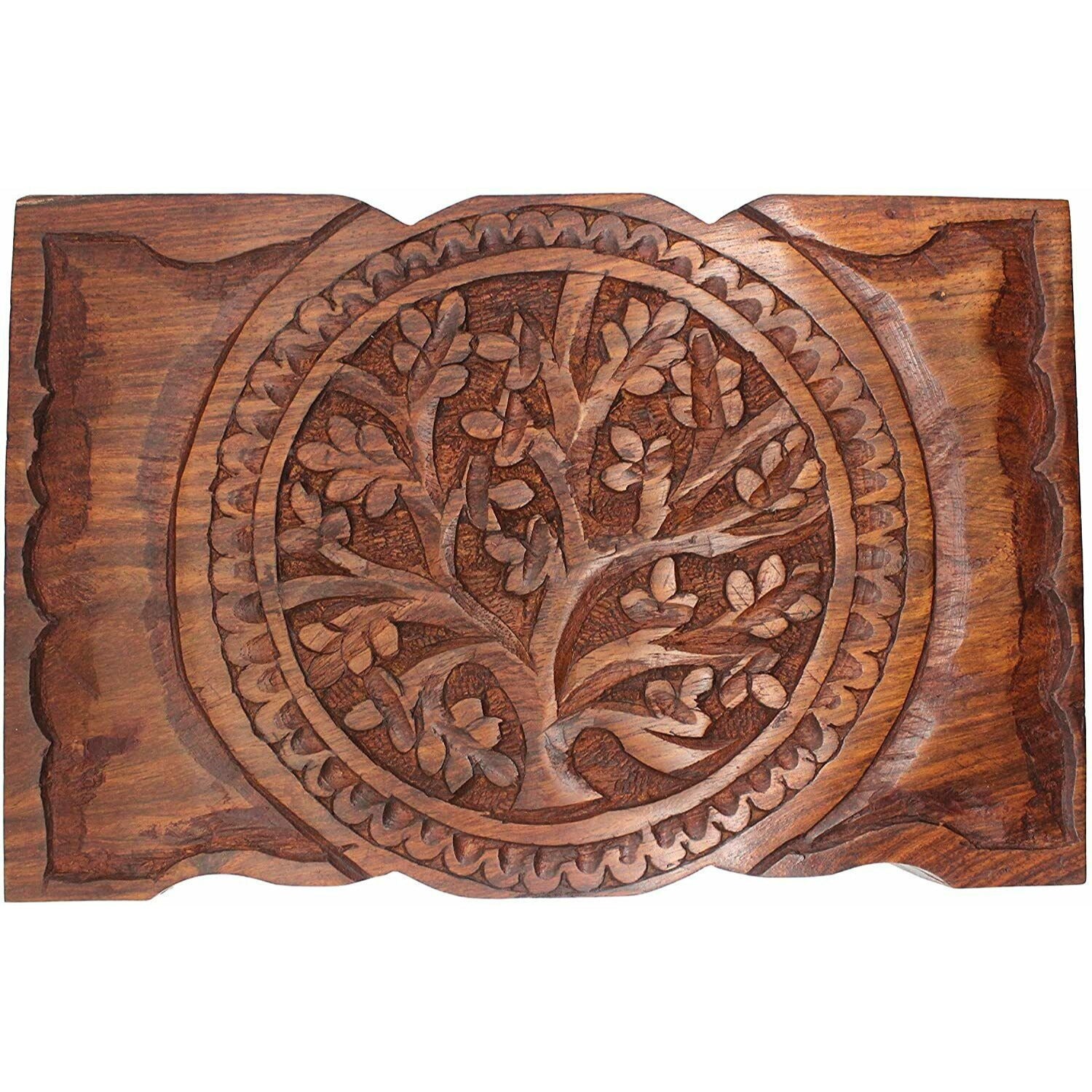 Tree Of Life Rosewood Box Tree 9 x 6 Inch