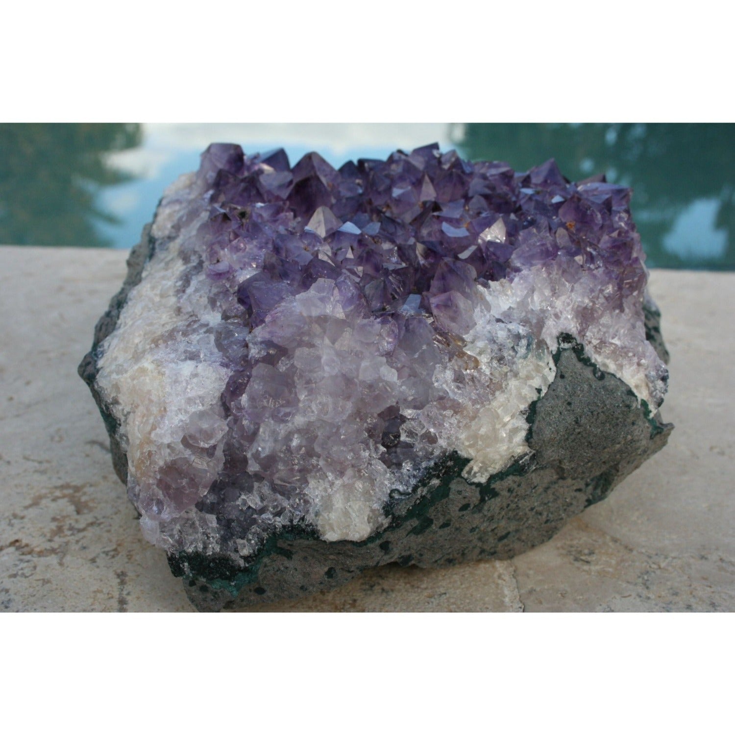 Extra Large Uruguayan Deep Purple Amethyst Cluster