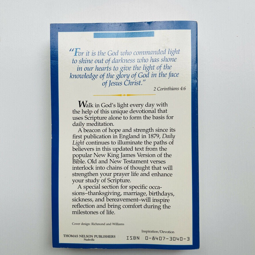 Daily Light : New King James Version by Thomas Nelson Publishers