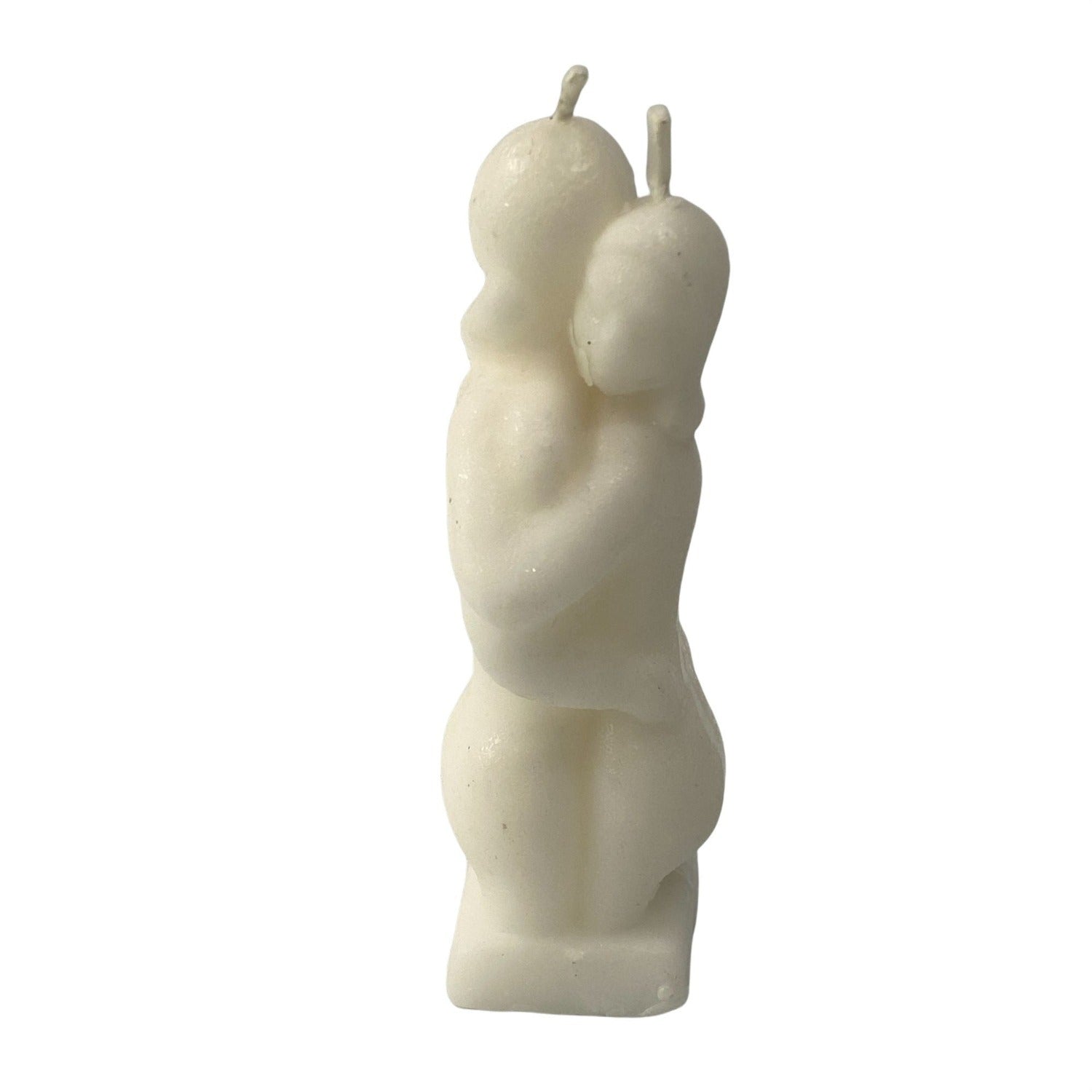 Erotic Couple Candle White
