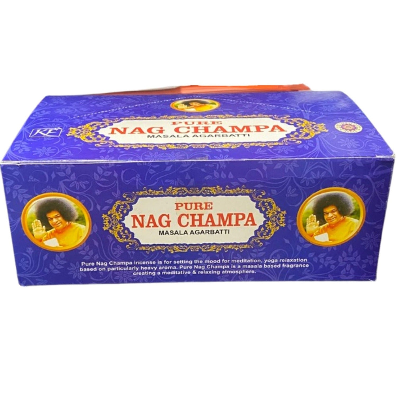 Pure Nag Champa Masala Agarbatti - Incense Sticks - 12 Boxes x 15 Grams = ( 180 Grams )