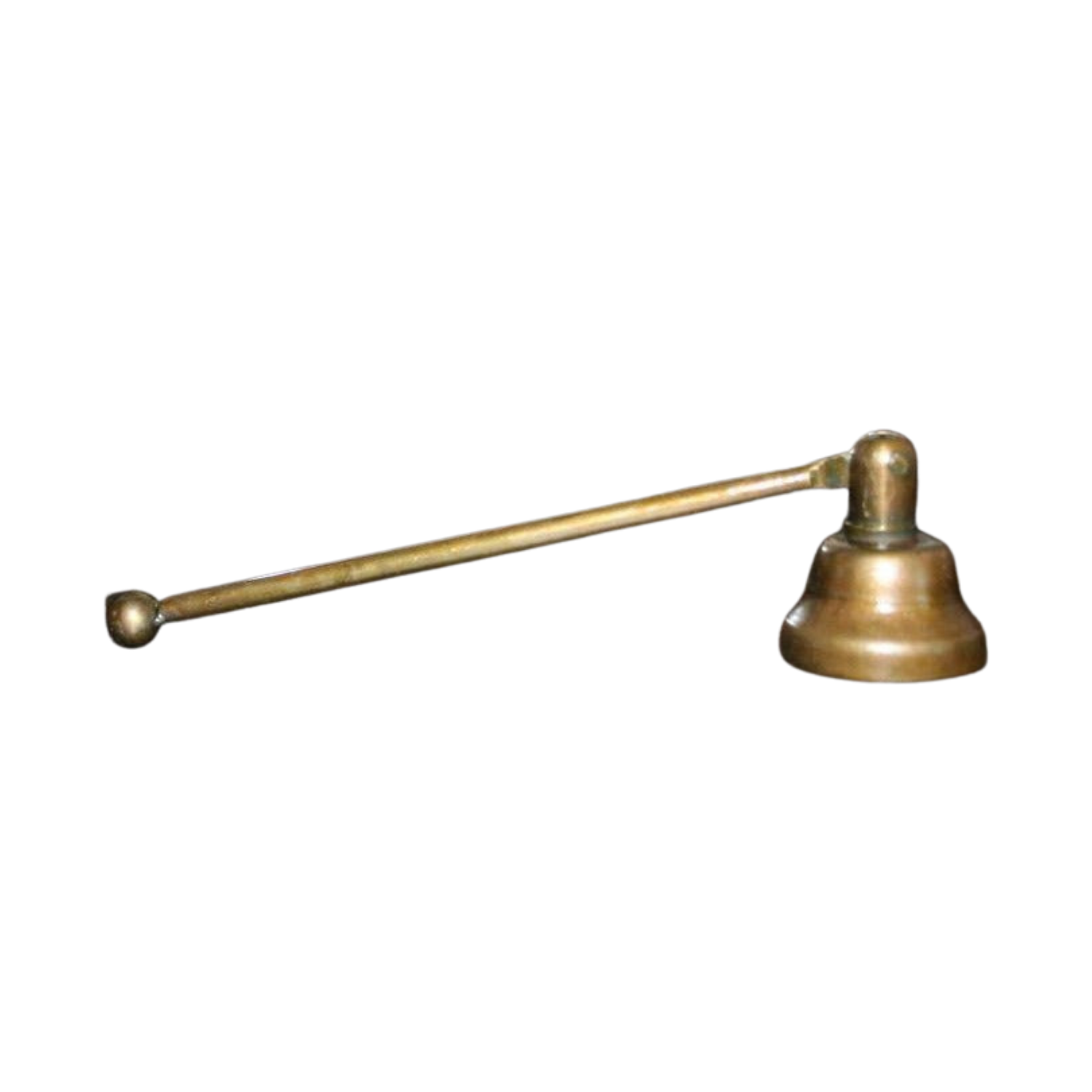 Antique Honey Gold Finish Swivel Metal Candle Snuffer