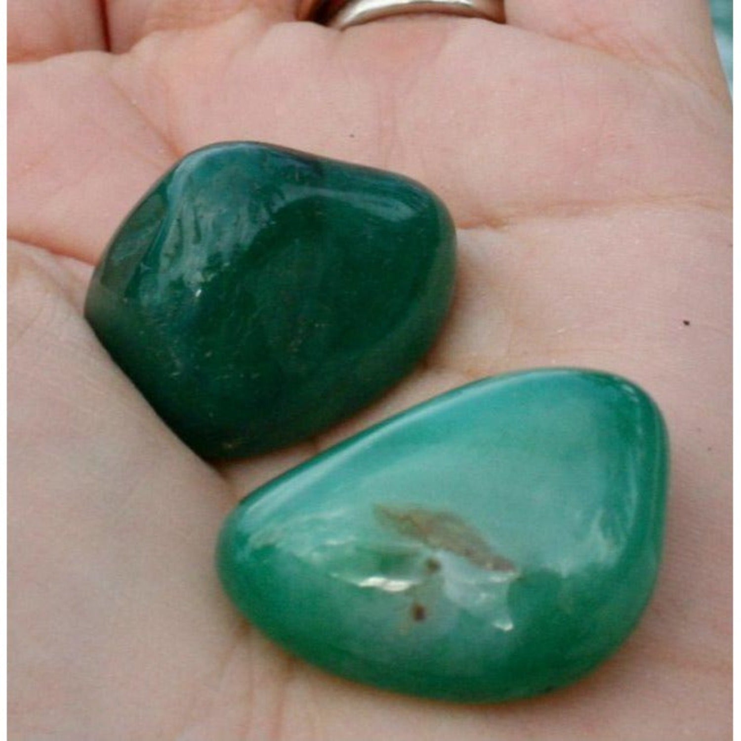 Green Agate Tumbled Stone