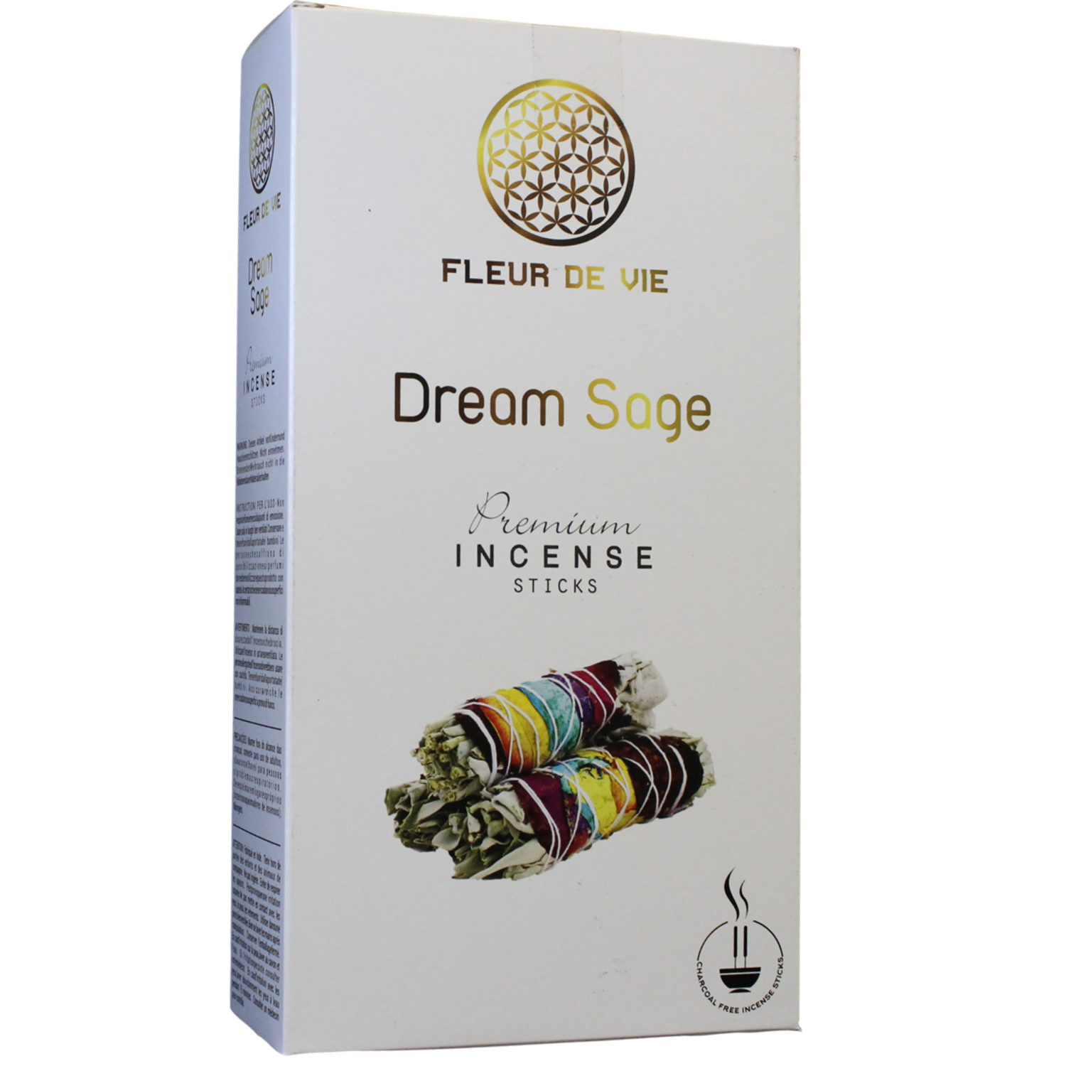 Fleur De Vie Premium Incense Sticks Choose your Option ( 1 Box-12 packs of 15g each ) or (1 Packet-15g)