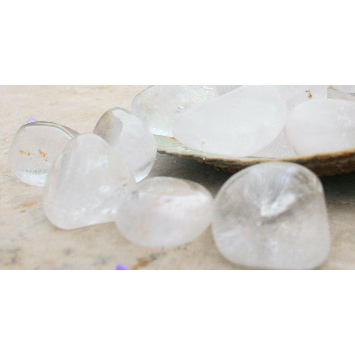 Tumbled Stones Clear Quartz