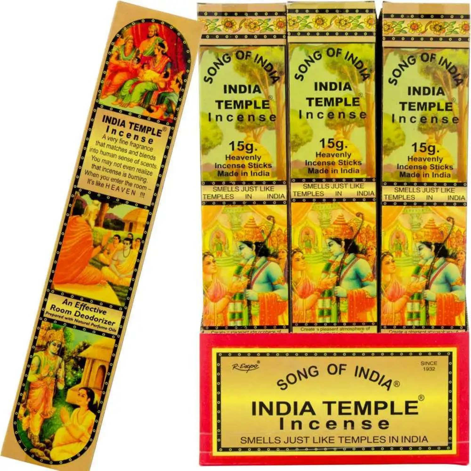 Indian Temple Incense Sticks Song of India