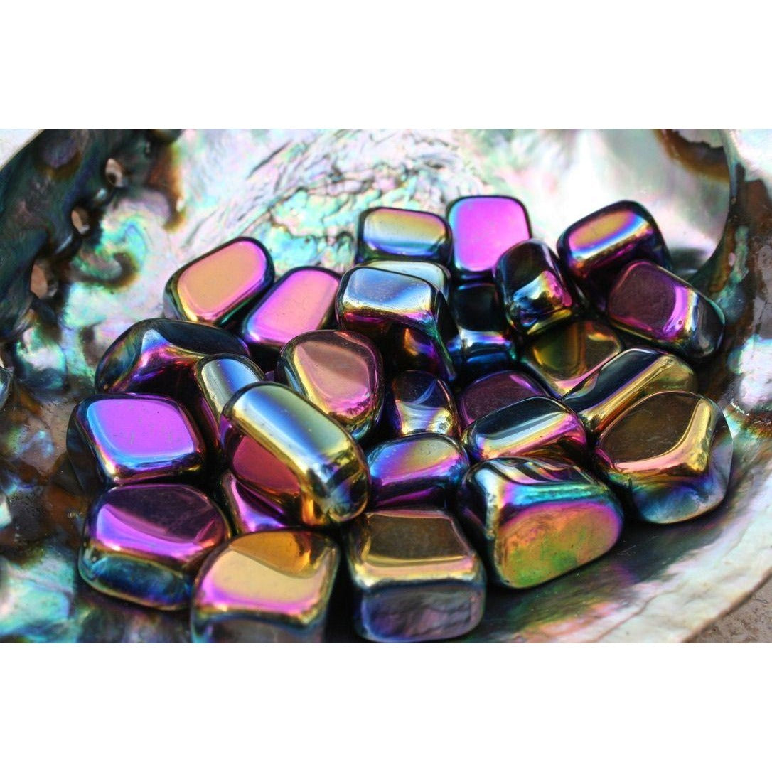 Rainbow Hematite Tumbled Stones
