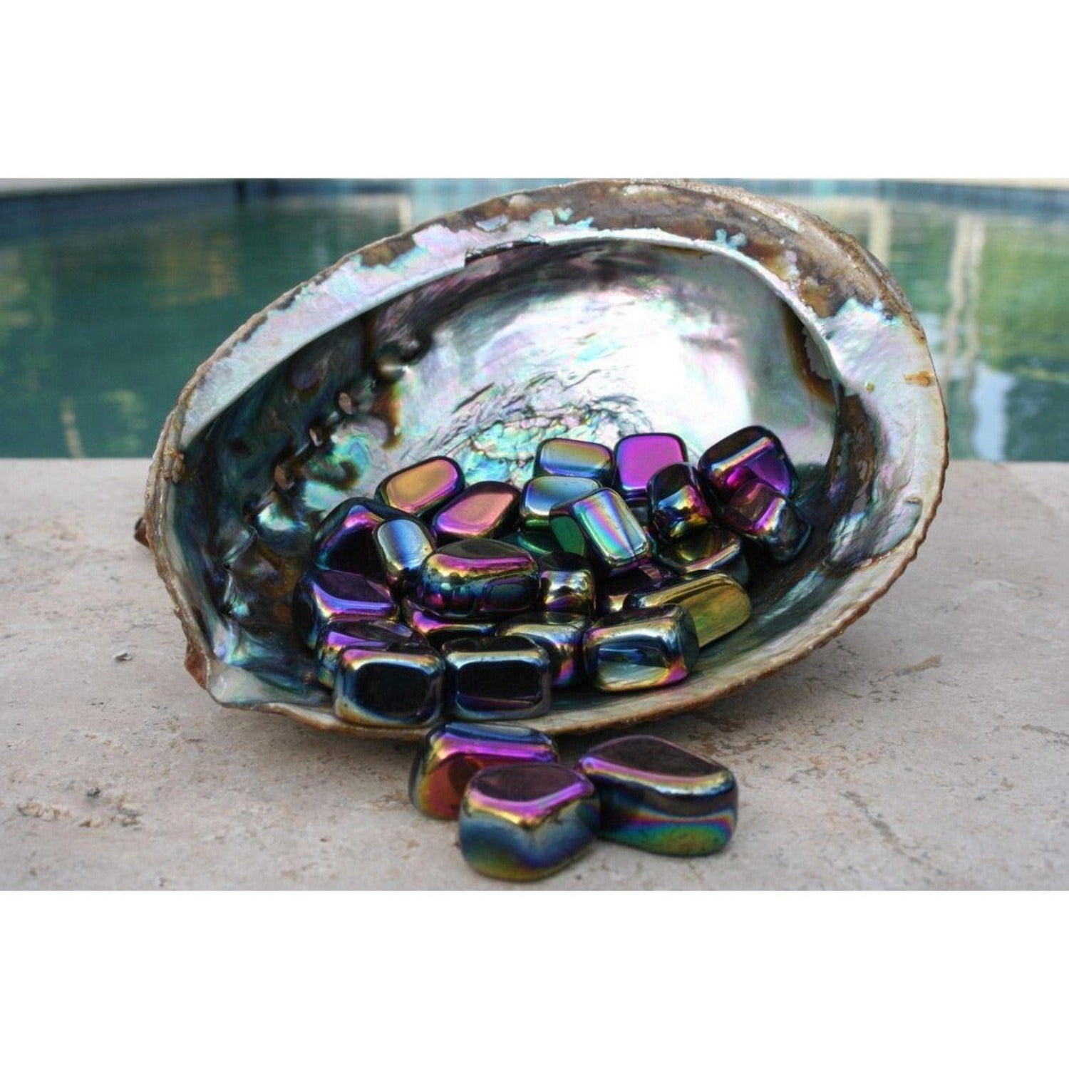 Rainbow Hematite Tumbled Stones
