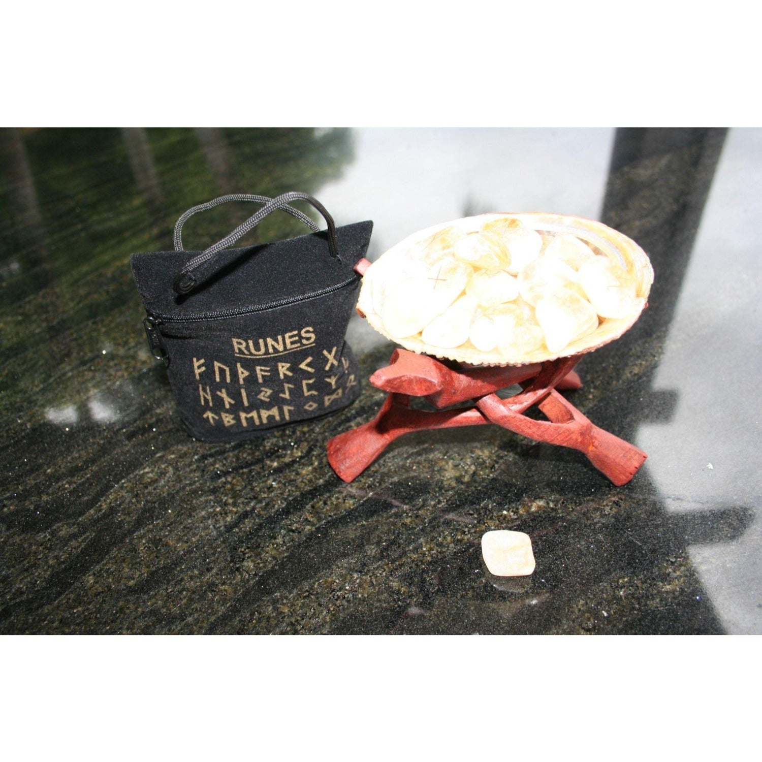 Natural Citrine Rune Set Rune Set