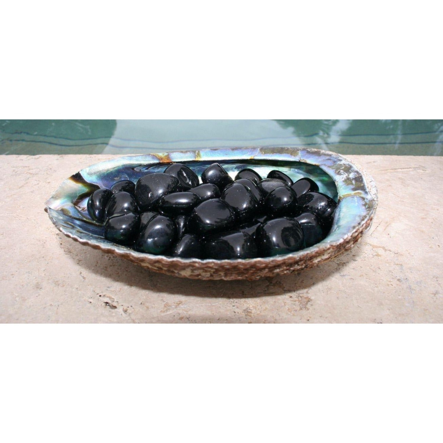 One Black Obsidian Tumble Stone