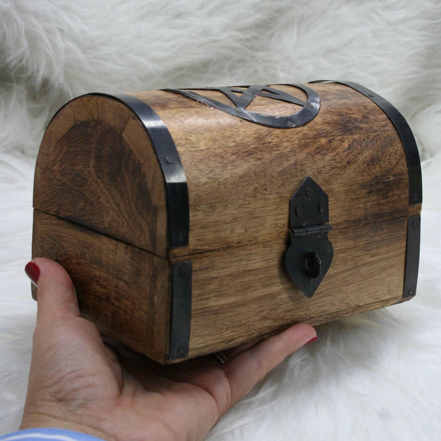 Pentacle Wooden Chest
