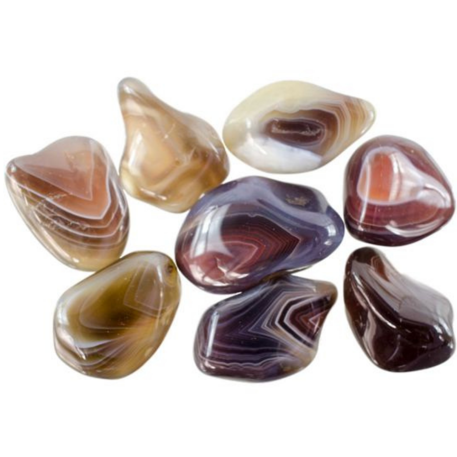 Pink Botswana Agate Tumbled Stone