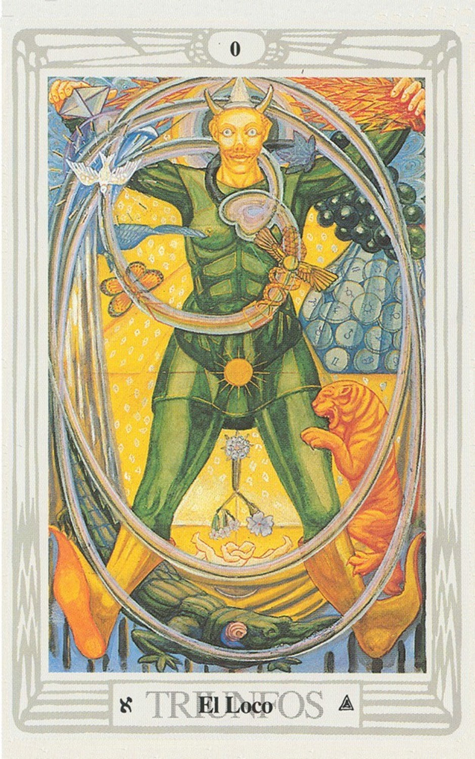 Spanish Crowley Thoth Tarot Deck Small