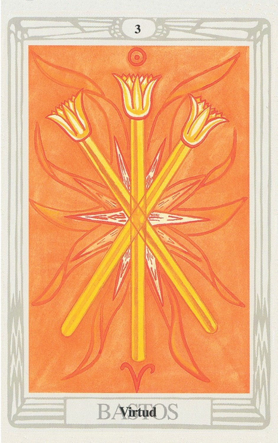 Spanish Crowley Thoth Tarot Deck Small