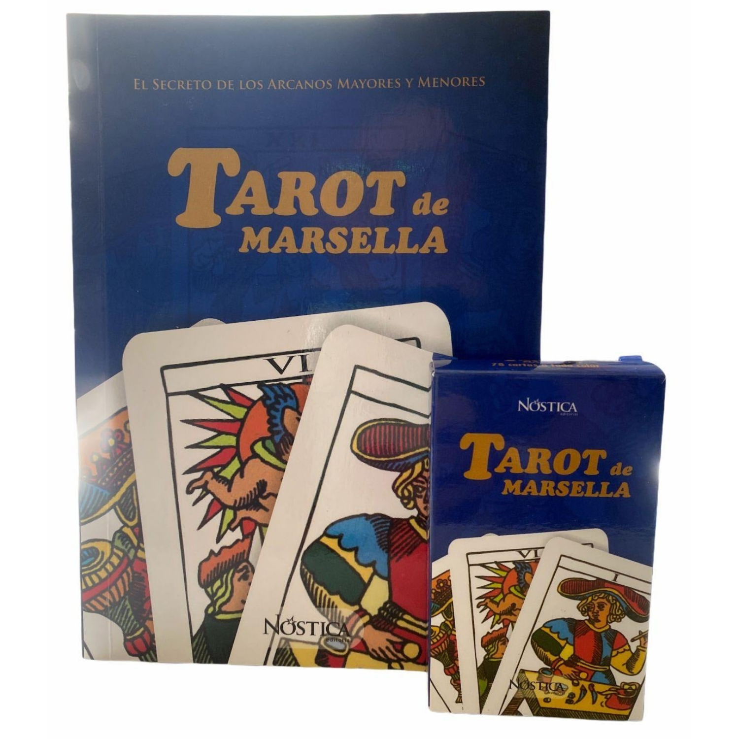 Tarot de Marsella el Secreto de los Arcanos Mayores y Menores Libro y 78 Cartas