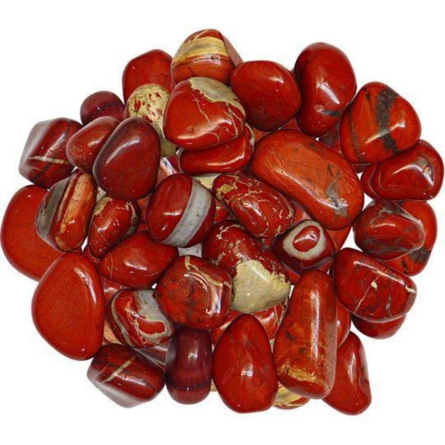 Red Jasper Tumbled Stones 4 oz