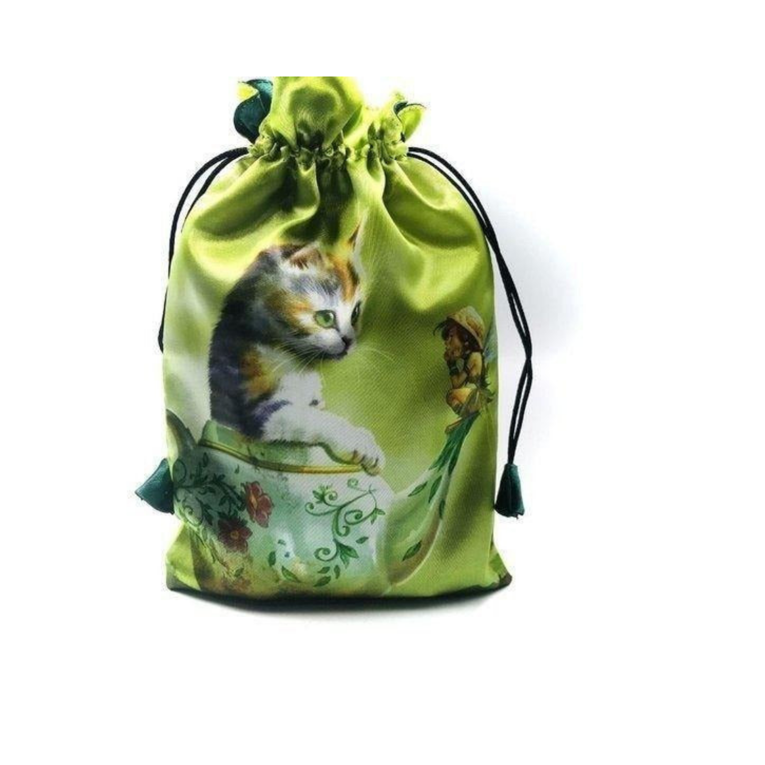 Fantasy Cat Satin Tarot Runas & Stones