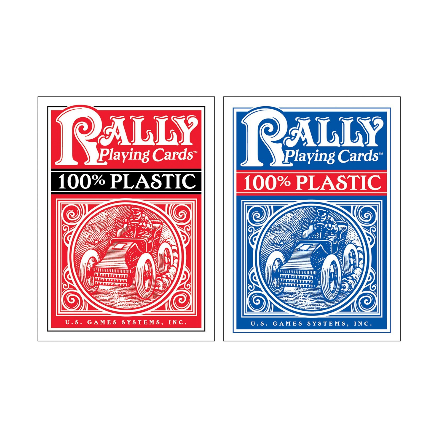 100% Plastic Rally Playing Cards
