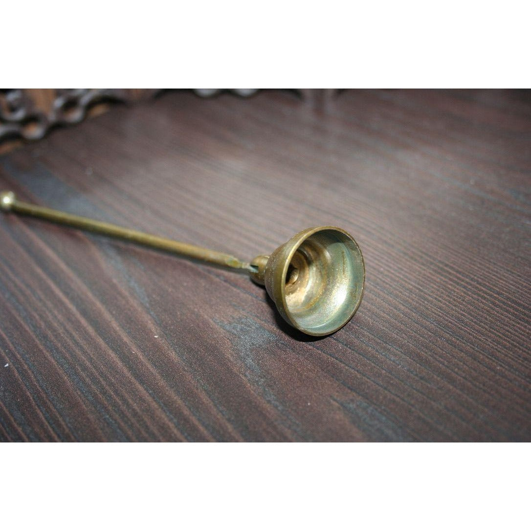 Antique Honey Gold Finish Swivel Metal Candle Snuffer