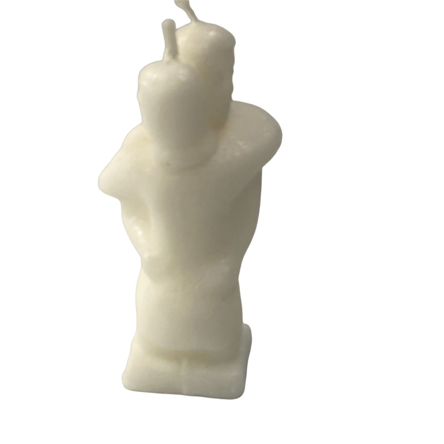 Erotic Couple Candle White