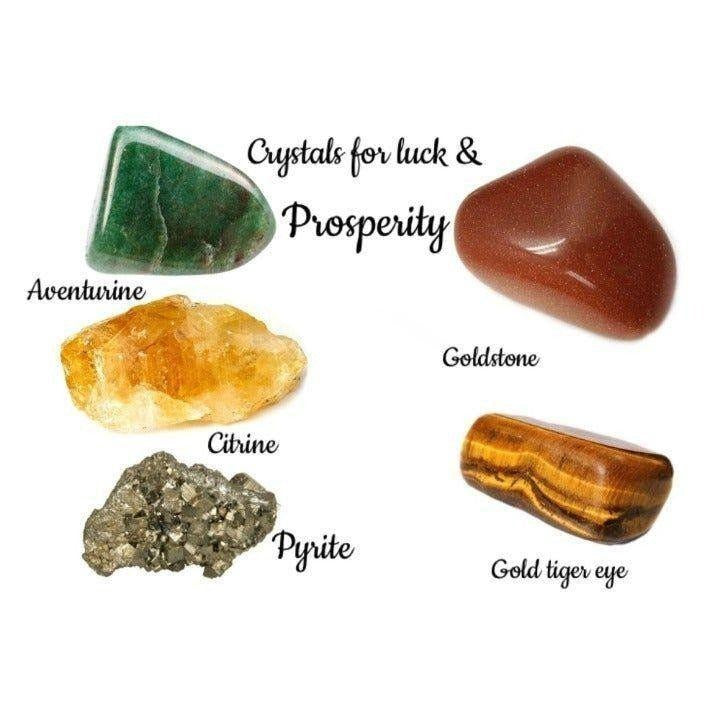 Money Attraction Kit Crystals for Prosperity