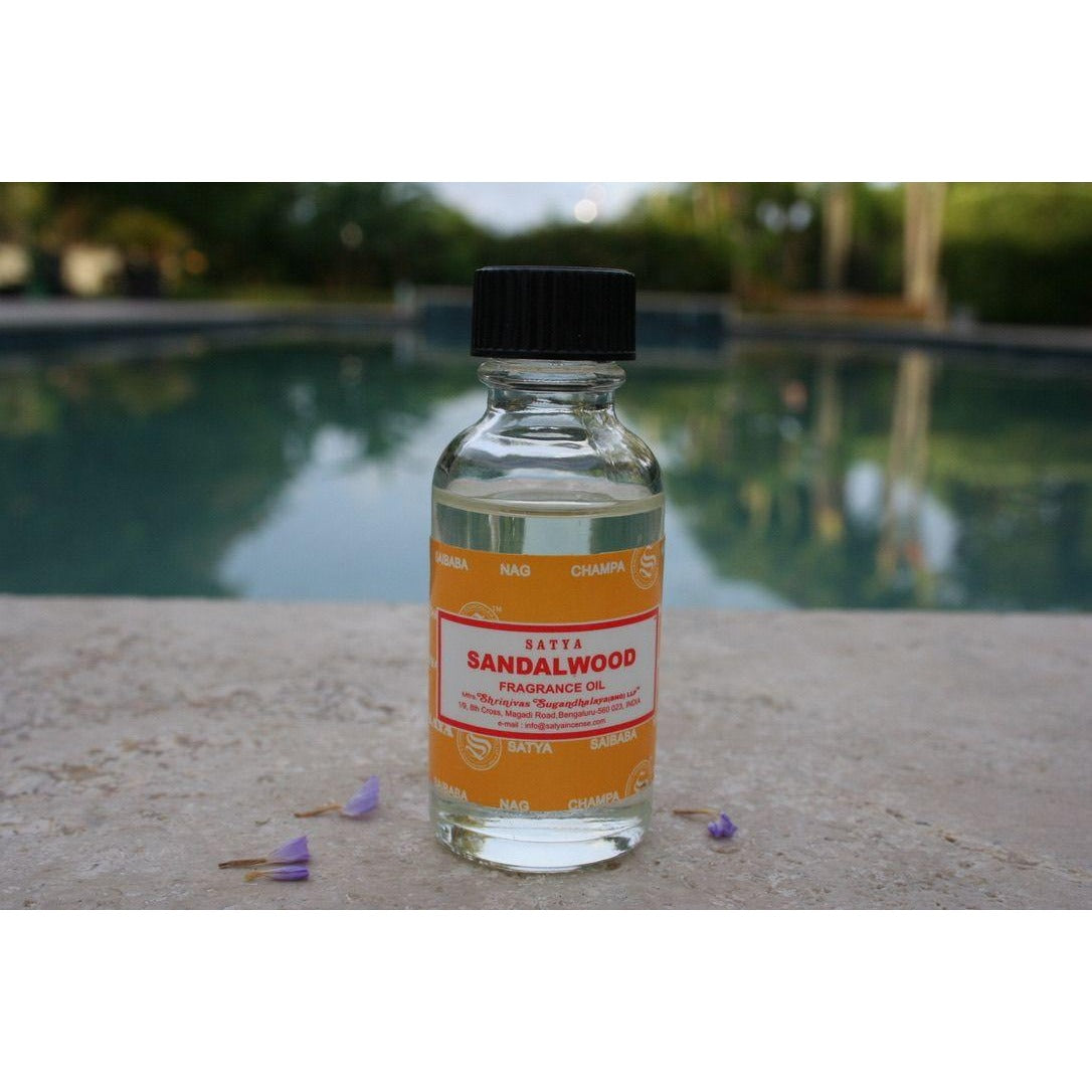Satya Sandalwood Fragrance Oil Therapeutic Aromatherapy 30 ML Made in India
