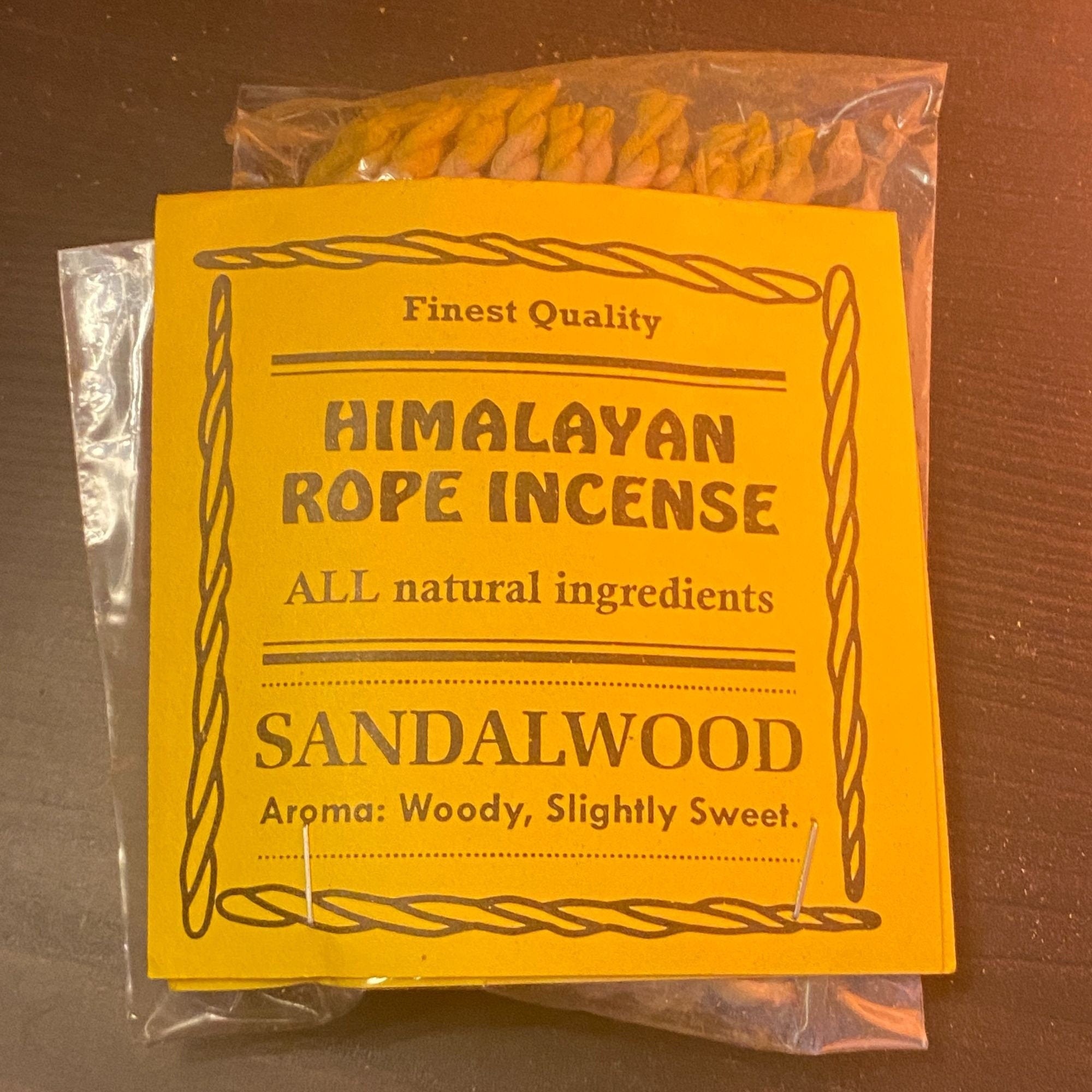 Tibetan Rope Incense Sandalwood