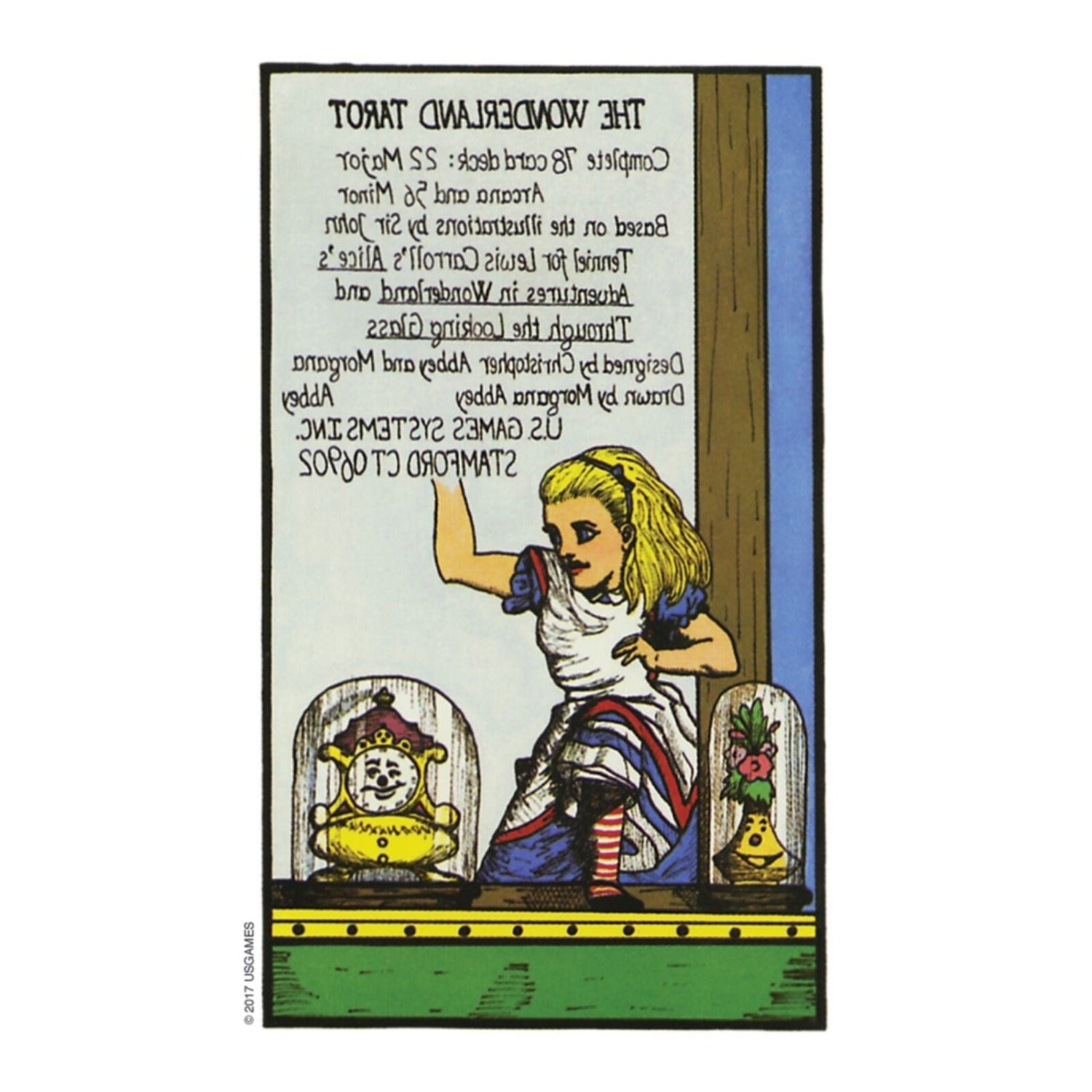 The Wonderland Tarot in a Tin